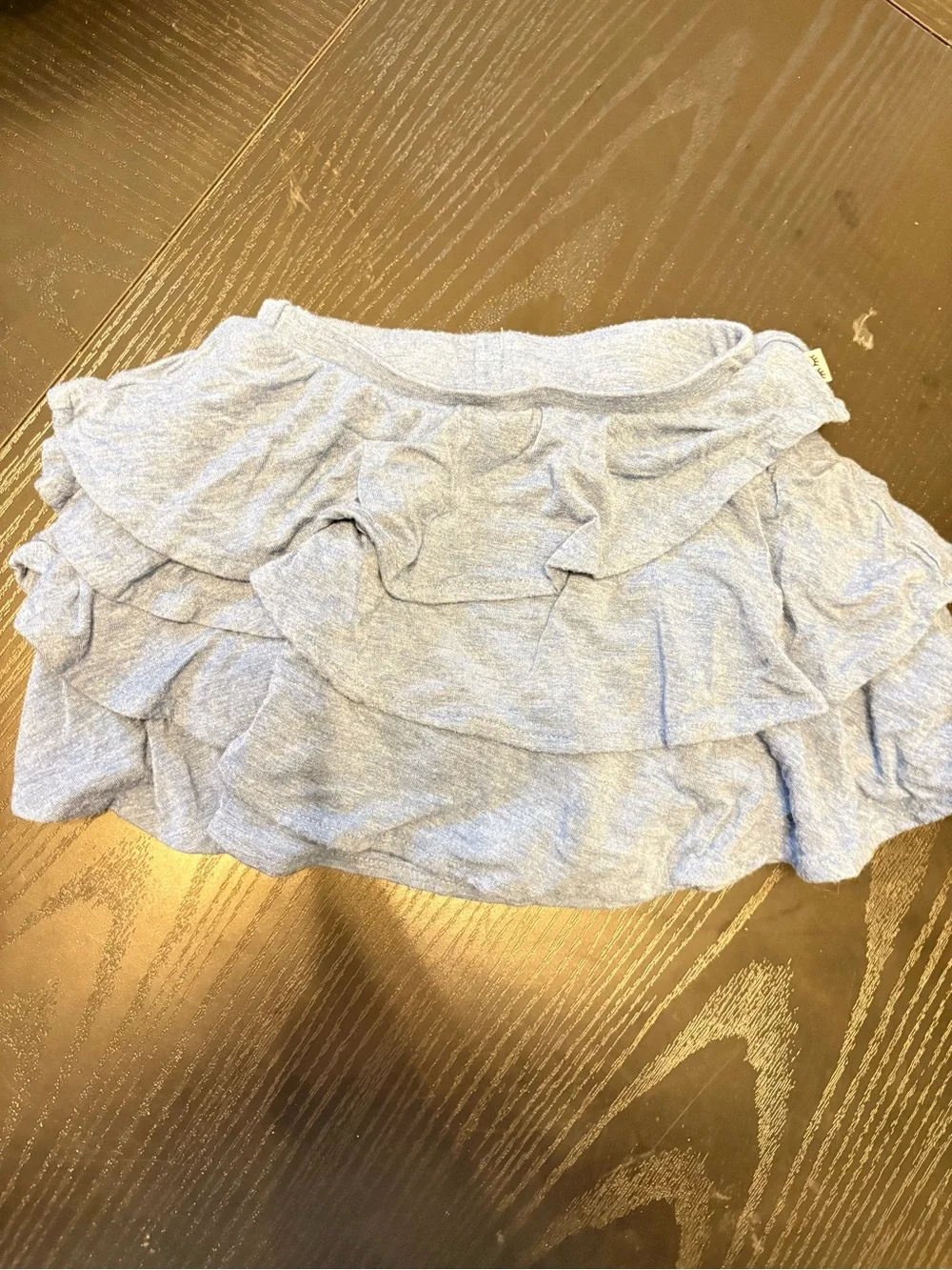 Little Sleepies Light Blue Ruffle Skort